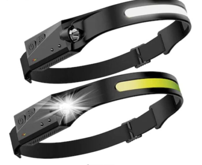 Set 2 x Lanterna de cap cu Acumulator