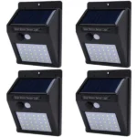 Set 4 Lampi Solare, portabile, 30 LED