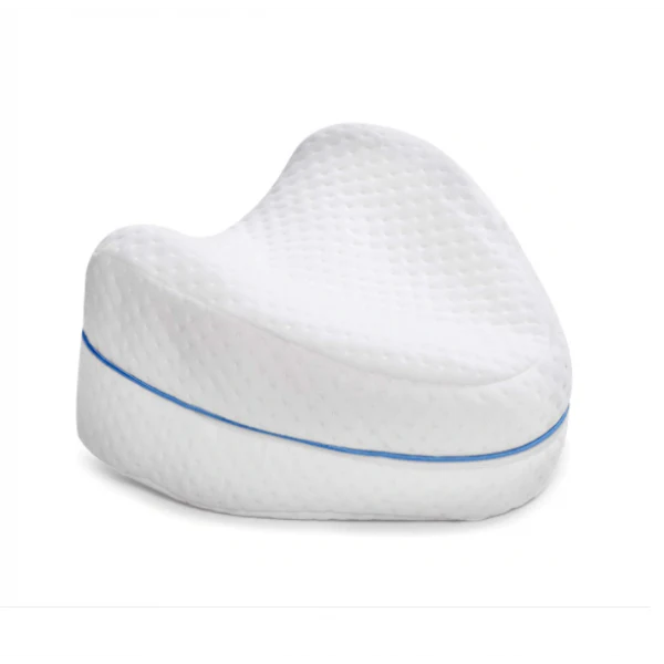 Perna de genunchi din spuma cu memorie, pentru sustinerea genunchilor in timpul somnului