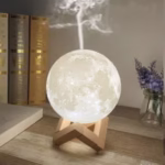 Umidificator Lampa de veghe, Luna Moon 3D, 880 ml