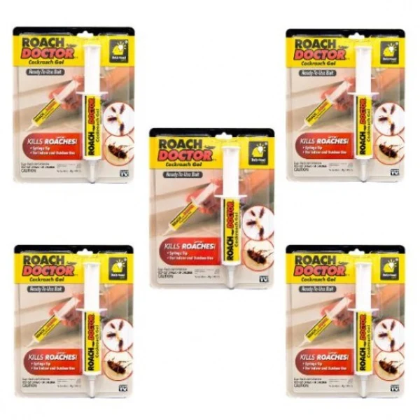 Set 5 x Insecticid gandaci, tip seringa, RoachDoctor