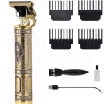 Aparat de tuns pentru par si barba Profesional cu acumulator, pentru contur, lama tip T