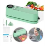 Aparat-de-vidat-portabil-3-in-1-pentru-alimente-solide-si-lichide-30-cm-verde