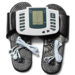 Aparat de masaj electrostimulare musculara, portabil, papuci pentru masajul talpilor