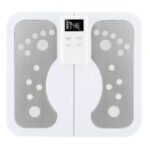 Aparat pentru masajul talpilor, cu stimulator electric, pentru relaxare, ameliorarea durerilor, alb - merimag.ro