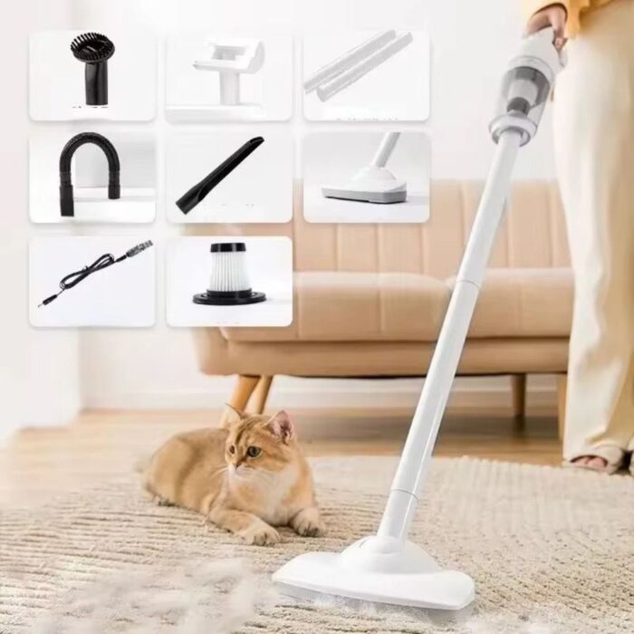Aspirator vertical multifuncțional cu accesorii