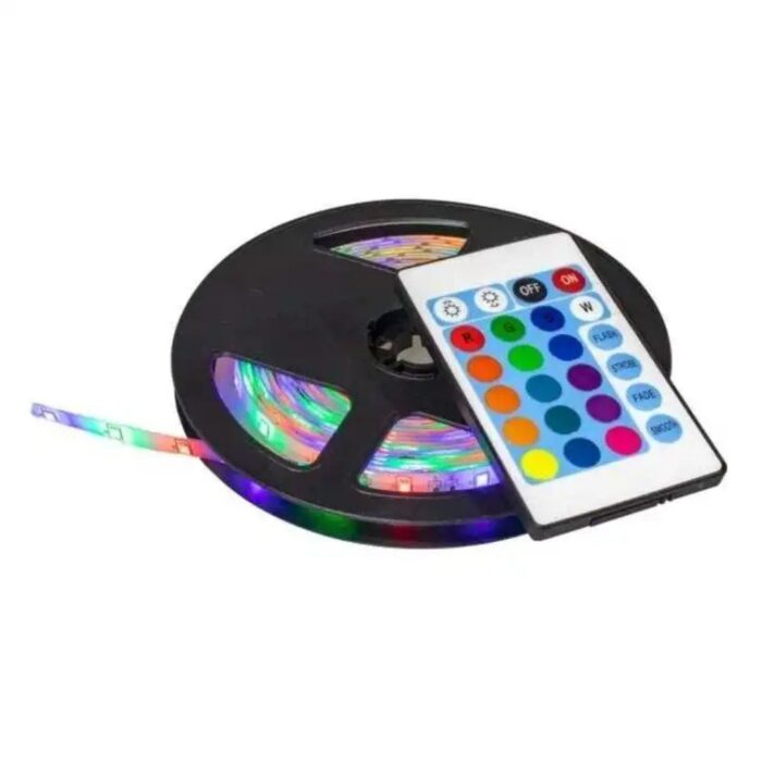 Banda LED RGB, 5 metri cu telecomanda