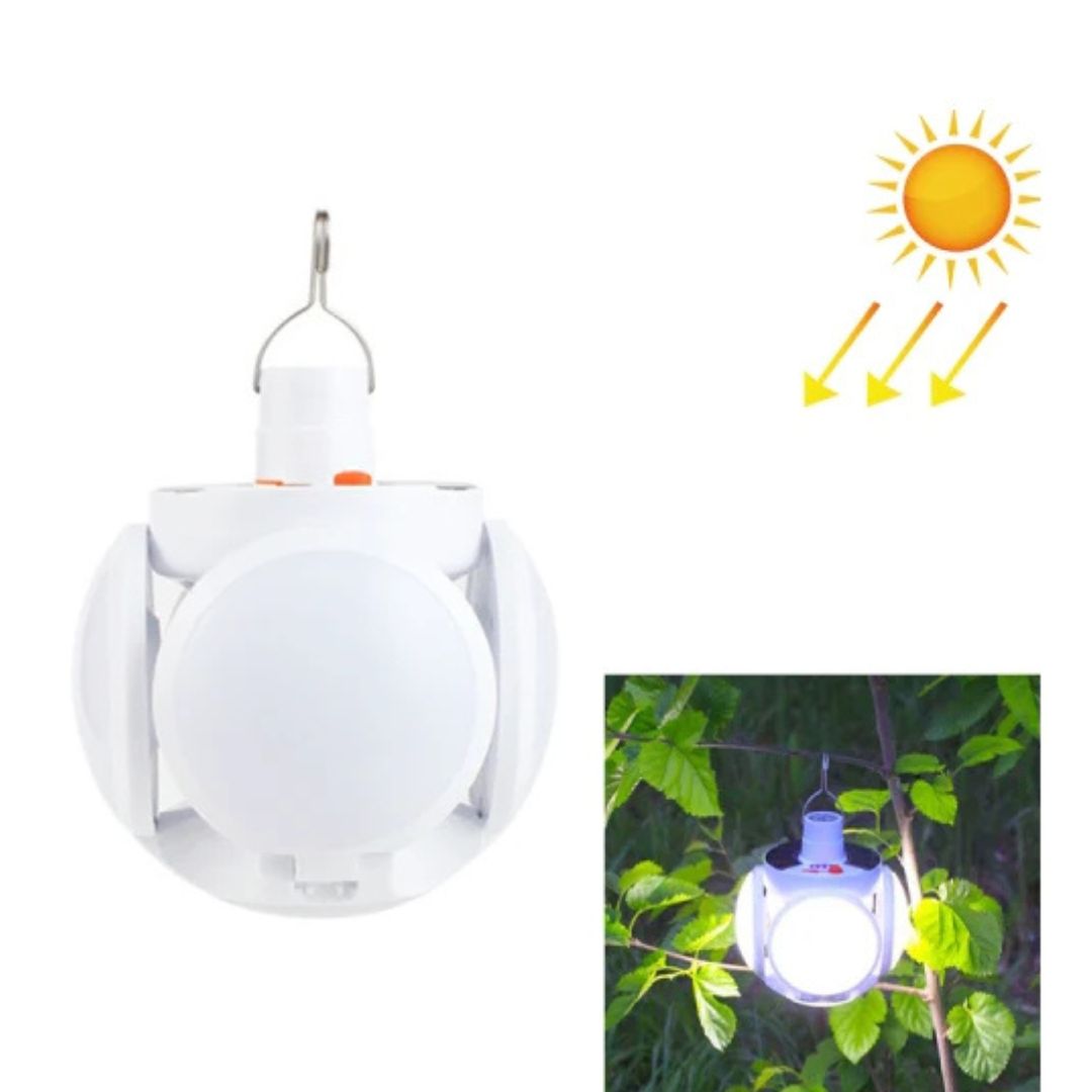 Bec LED portabil cu Incarcare Solara - merimag.ro Bec-Portabil-LED-cu-Incarcare-Solara-merimag.ro