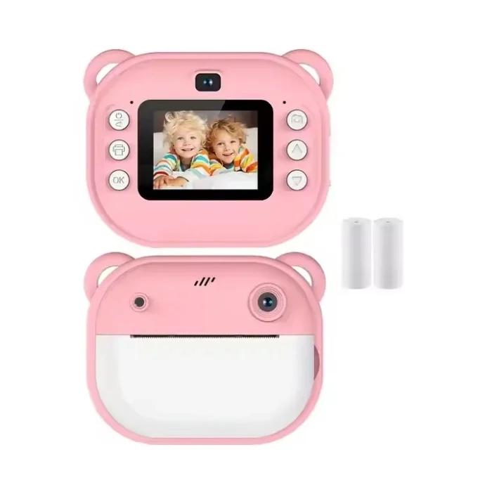 Camera cu imprimare 1300mAh, 1080P Roz