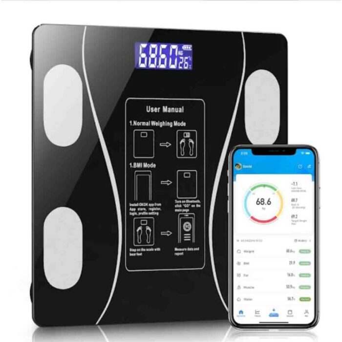 Cantar-Corporal-de-Baie-Ecran-Digital-Iulminat-Conexiune-BlueTooth
