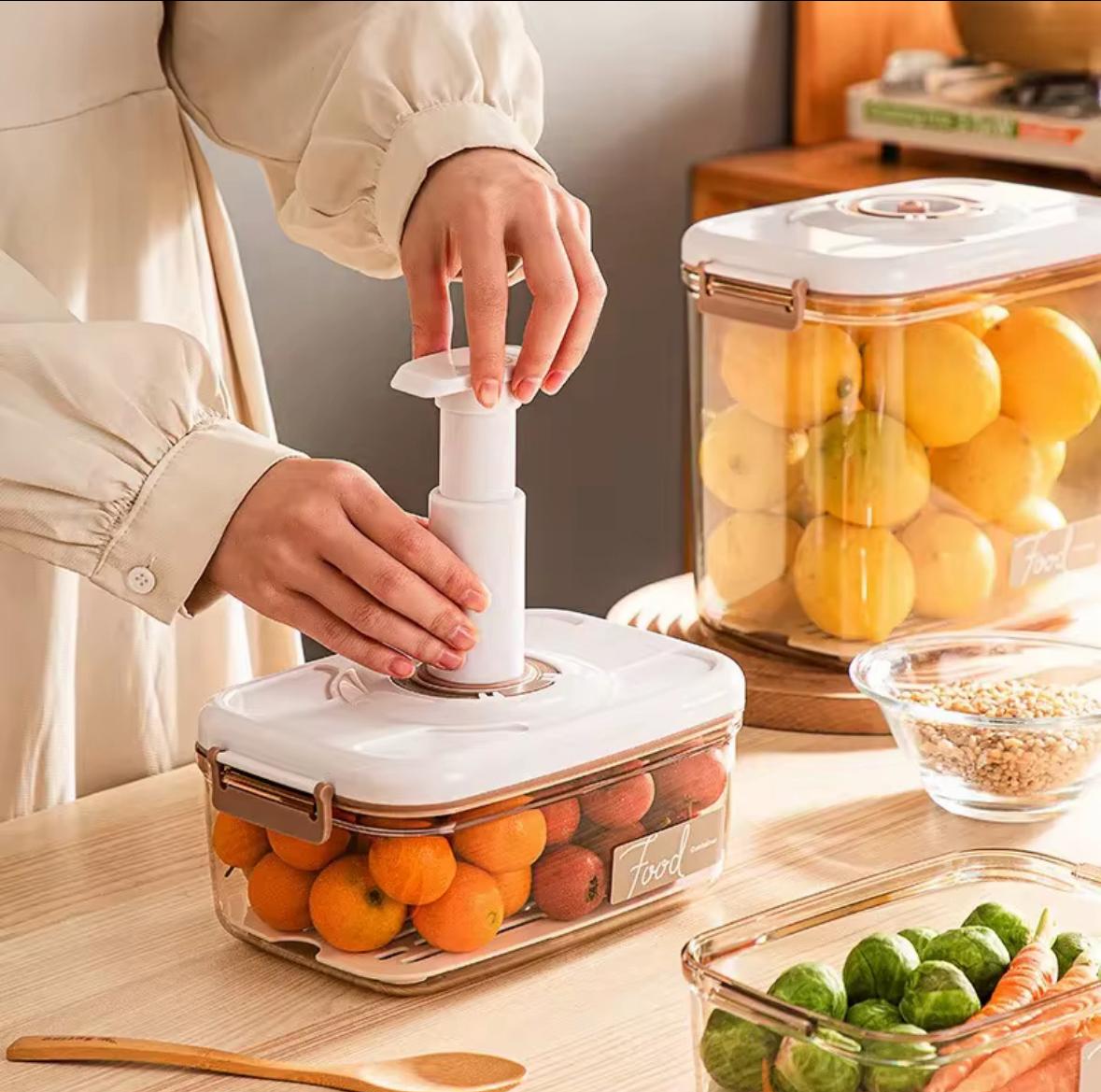 Caserola alimentara cu vacuum pentru conservare, 1,2 L MERIMAG.RO21