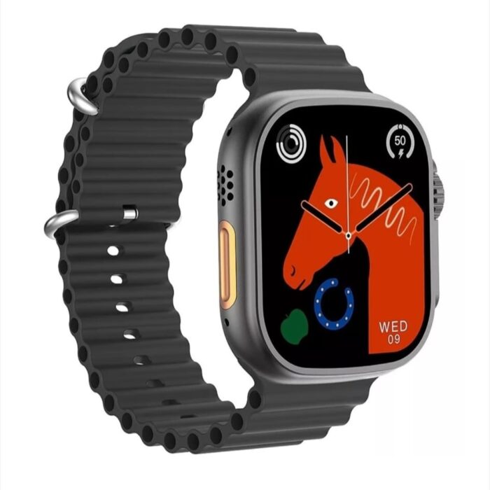 Ceas Smartwatch si Bratara Fitness, Notificari Apeluri/Sms, Monitorizare Activitati Fizice, Somn, Ritm Cardiac, Negru