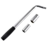 Cheie telescopica pentru roti cu tubulare, 17-19 mm si 21-23 mm, argintiu