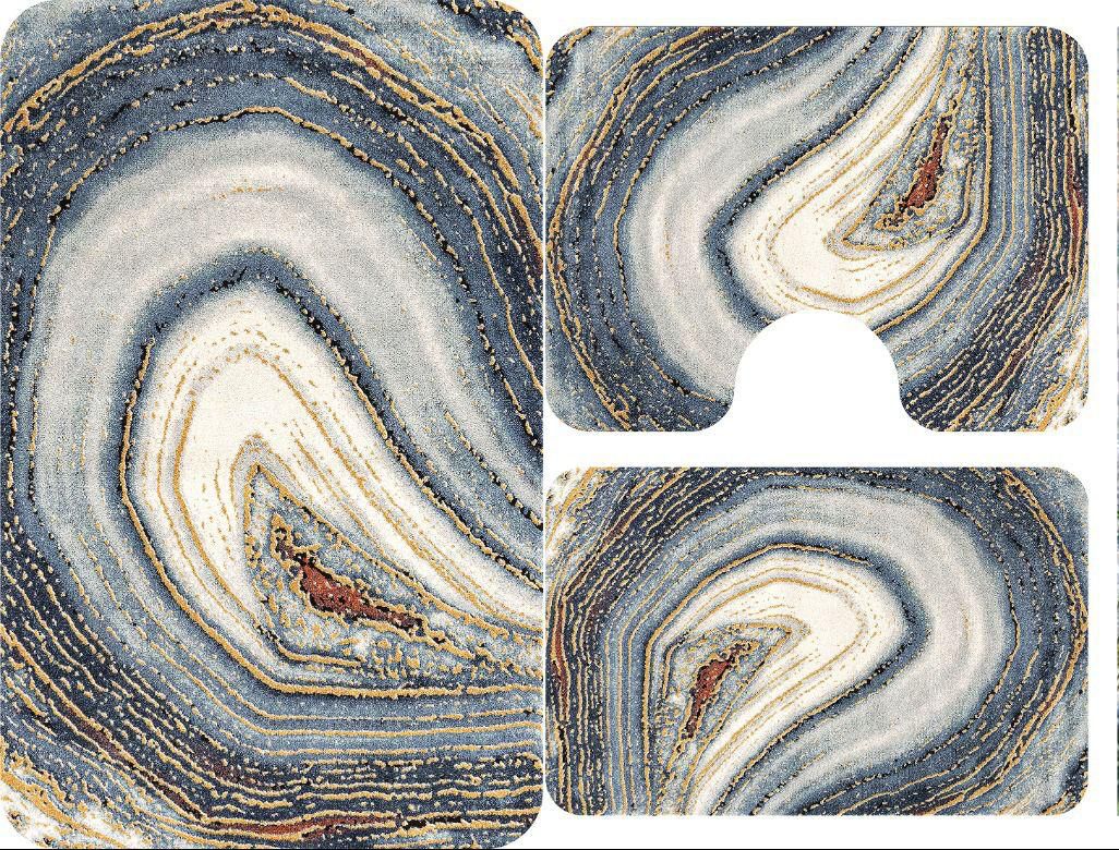 Covoare de Baie, 3 Piese, Antiderapante model 4