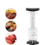 Fragezitor de carne cu injector pentru sos, 2 trepte de injectare