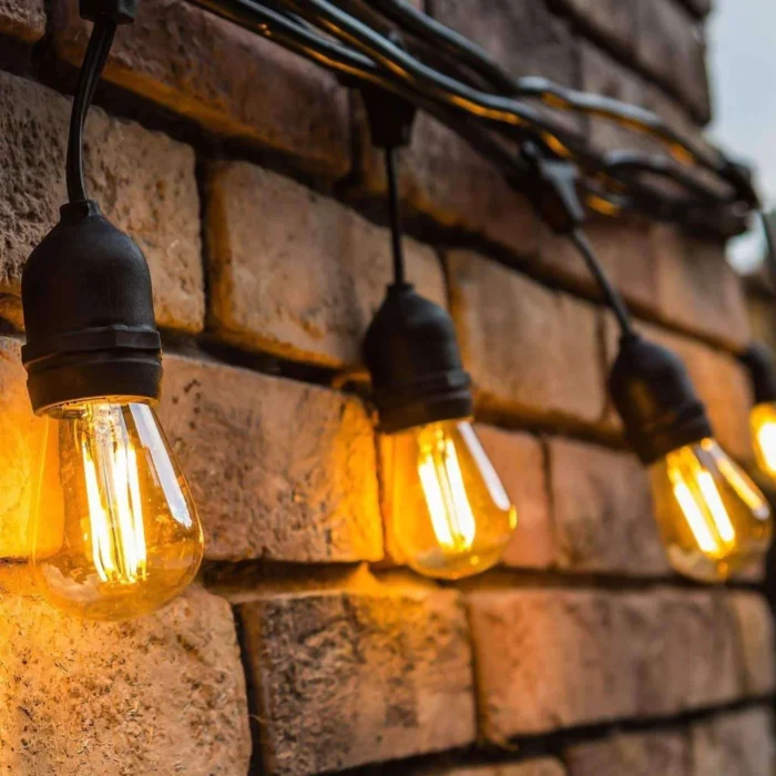 Ghirlanda luminoasa interconectabila, 10m cu 10 becuri 220w