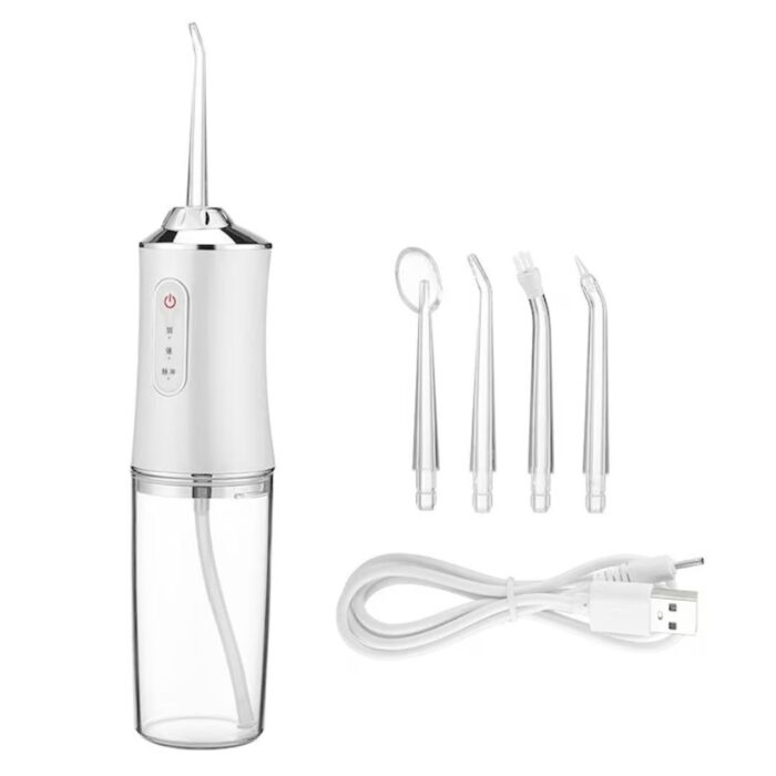 Irigator Bucal cu 4 Capete Curatare, 3 Moduri de Lucru