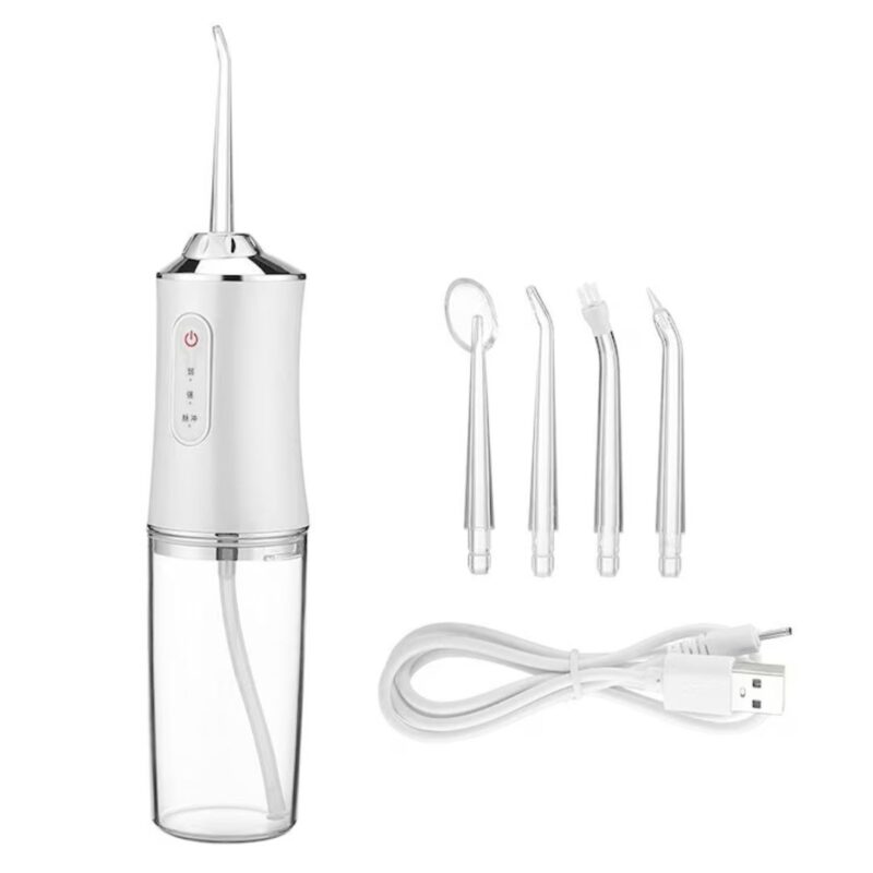 Irigator Bucal cu 4 Capete Curatare, 3 Moduri de Lucru