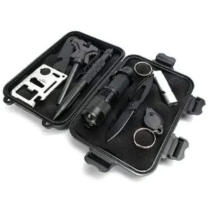 Kit pentru vanatoare, drumetii, multifunctional, 12 piese