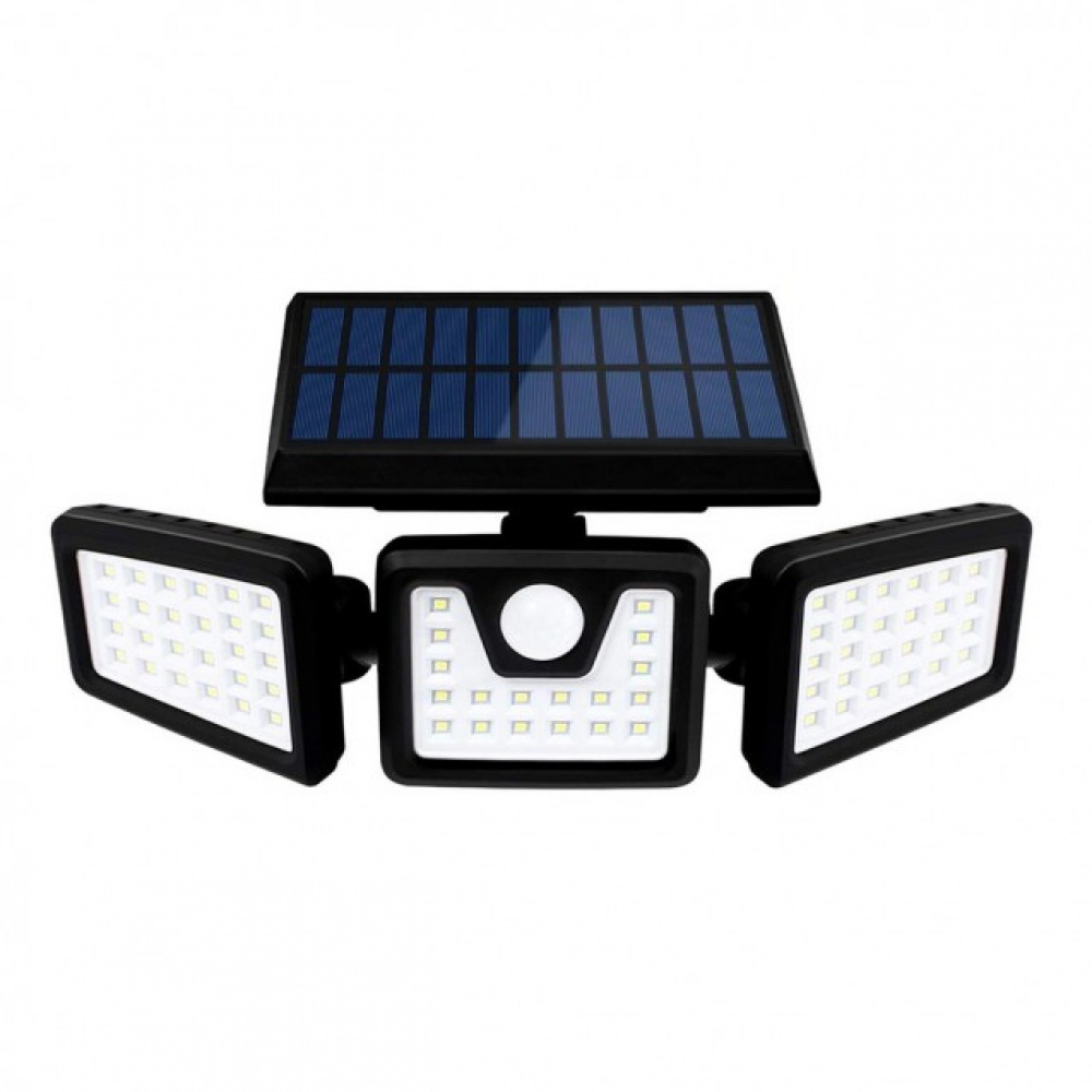 Lampa solara cu senzor de miscare, 74 LED-uri Lampa solara cu senzor de miscare, 74 LED-uri