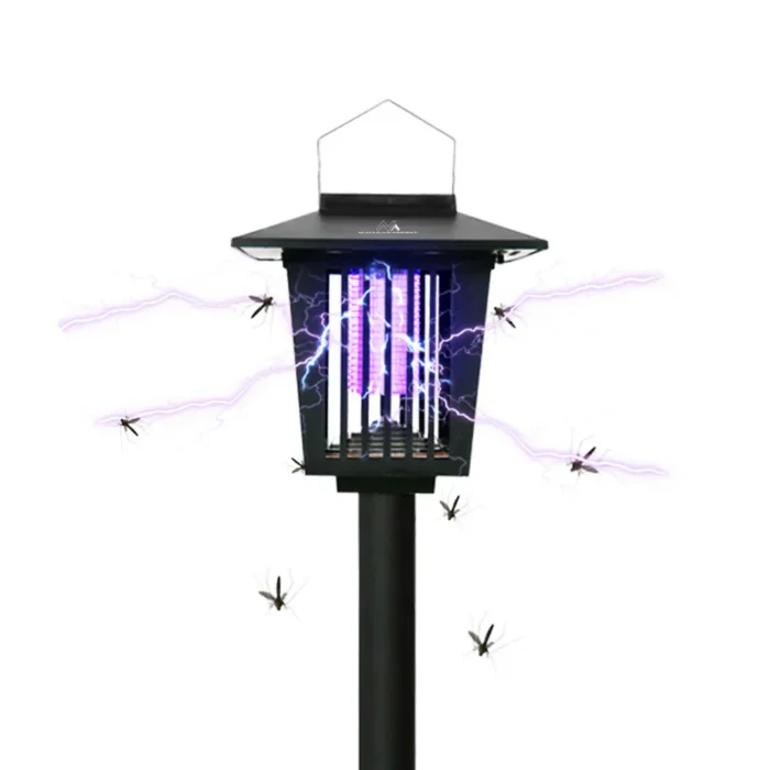 Set 1+1 Lampa solara de gradina anti-insecte