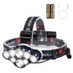 Lanterna frontala cu 8 LED-uri , incarcare USB