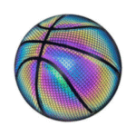 Minge basketball, reflectorizanta, holografica, 24.5 cm