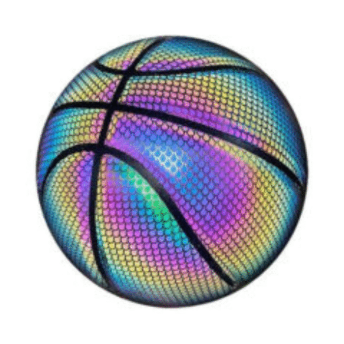 Minge basketball, reflectorizanta, holografica, 24.5 cm