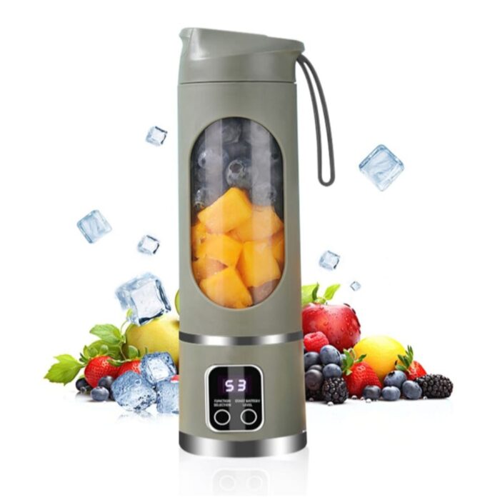 Mini Blender Electric, Portabil si Multifunctional, 12 lame din otel, Fara BPA