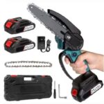 Mini drujba cu lant Electric, 6 inch, 2 acumulatori
