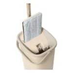 Mop Pliabil cu Galeata Dubla, 21,5x37,5x19,5cm, Laveta microfibra, 8l