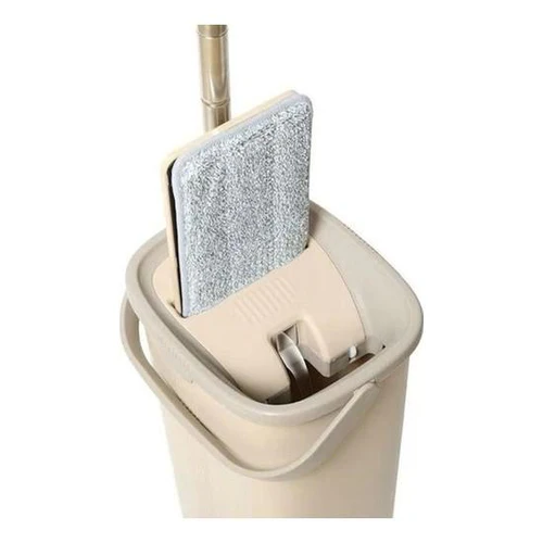Mop Pliabil cu Galeata Dubla, 21,5x37,5x19,5cm, Laveta microfibra, 8l