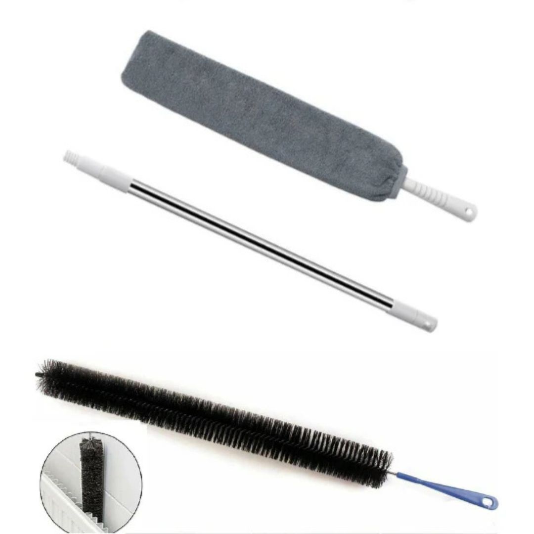 Mop subtire pentru spatiile inguste+Set 2 x perie curatat calorifere Mop subtire pentru spatiile inguste+Set 2 x perie curatat calorifere