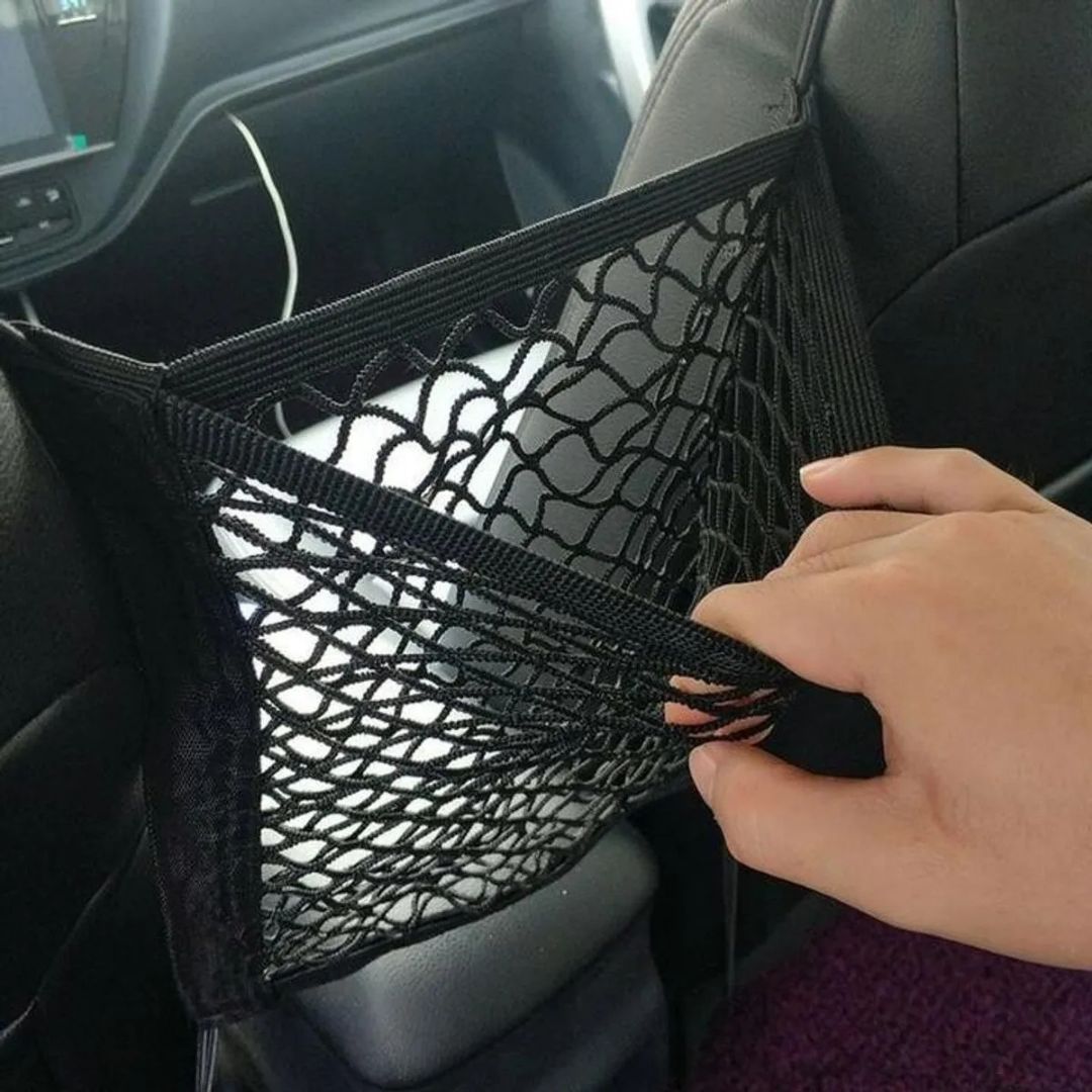 Organizator auto din plasa elastica pentru depozitare bagaje - merimag.ro Organizator auto din plasa elastica pentru depozitare bagaje