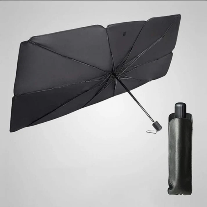 Parasolar pliabil tip umbrela pentru parbrizul masinii Parasolar pliabil tip umbrela pentru parbrizul masinii