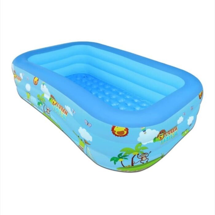 Piscina gonflabila pentru copii, 180x140x50 cm, design cu desene animate