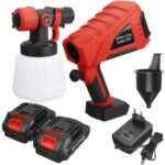 Pistol de vopsit electric, fara fir, 800ml, 2 baterii 48V