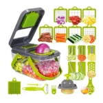 Razatoare Multifunctionala Pro cu 22 de piese pentru legume si fructe