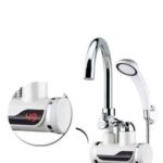 Robinet electric instant apa calda cu display si furtun pentru dus -merimag.ro