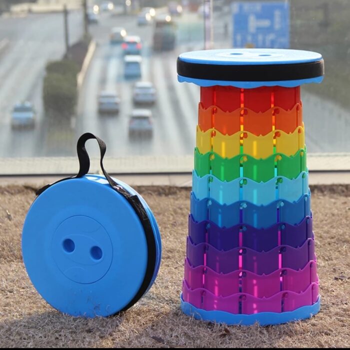 Scaun pliabil, retractabil, pentru camping Multicolor