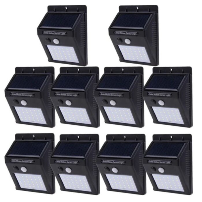 Set 10 Lampi Solare, portabile, 30 LED