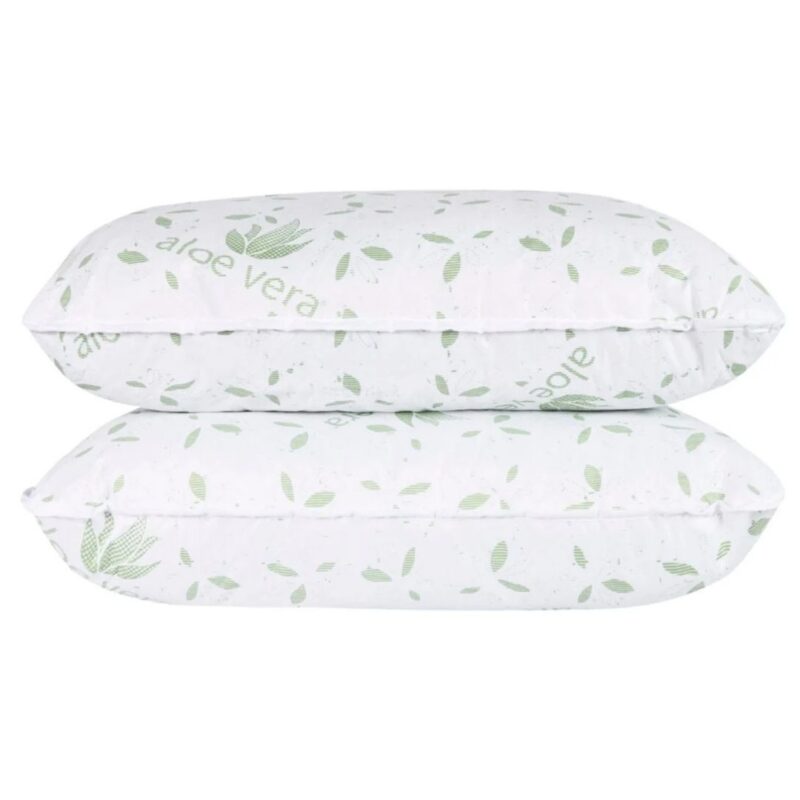 Set 2 Perne  matlasate Aloe Vera 50×70 cm, ideale pentru somn odihnitor