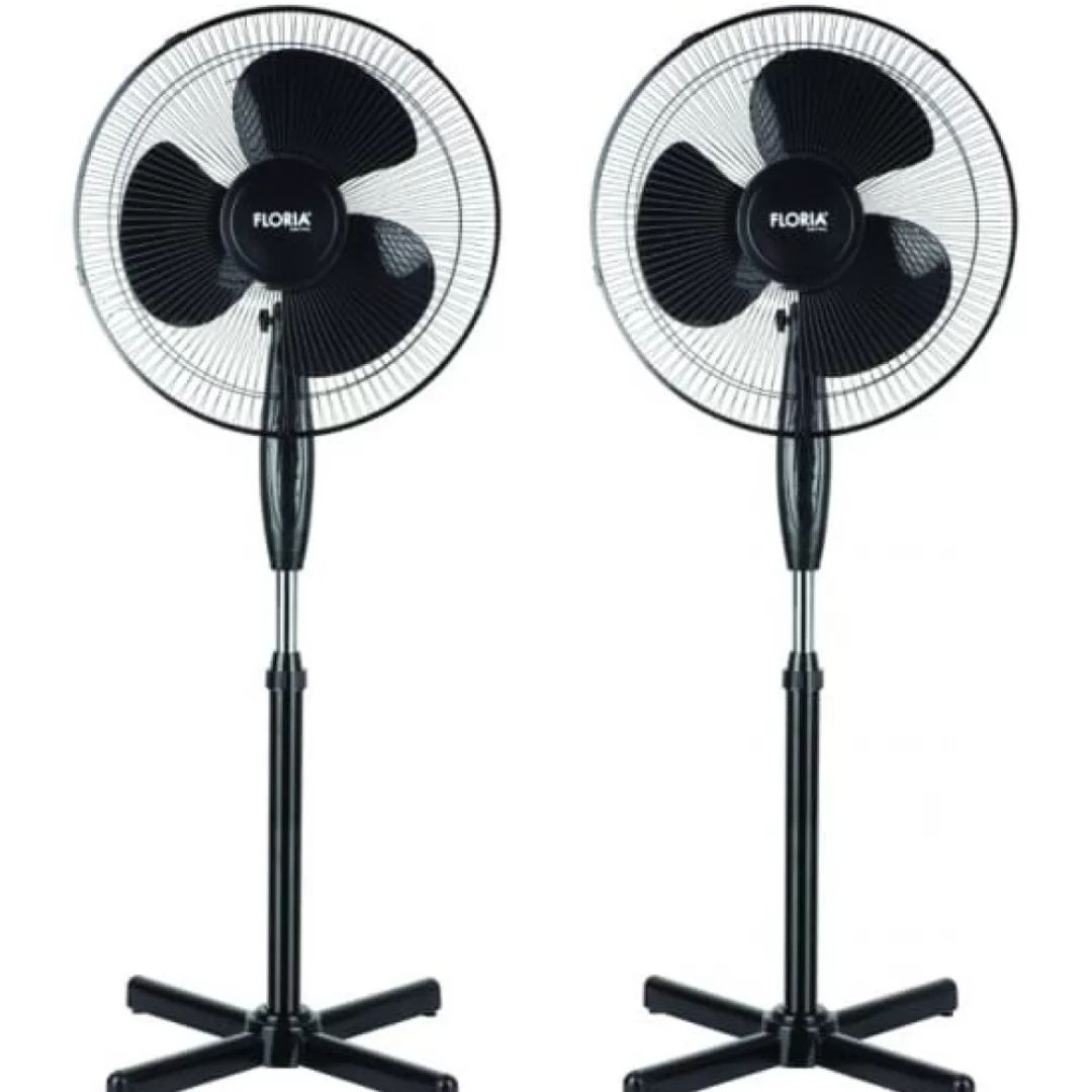 Set 2 bucati Ventilator cu picior 40cm 40W motor silentios puternic - merimag.ro Set 2 bucati Ventilator cu picior 40cm 40W motor silentios puternic