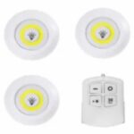 Set 3 Lampa LED wireless - cu telecomanda