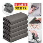 Set 5 lavete magice pentru curatarea obiectelor 30x30cm