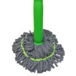 Set mop din bumbac, mop cu capat reutilizabil, lungime ajustabila, pentru curatarea podelelor