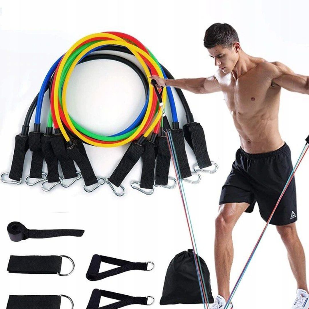 Sistem de antrenament fitness cu corzi extensibile, prinderi multiple, 11 piese - merimag.ro Sistem-de-antrenament-fitness-cu-corzi-extensibile-prinderi-multiple-11-piese-merimag.ro