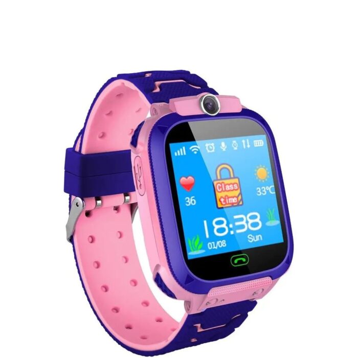 Smartwatch pentru copii cu monitorizare locatie, functie de telefon ROZ