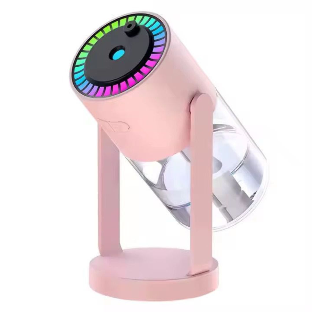 Umidificator Portabil 2 în 1 cu Proiector de Stele și Lumină LED RGB Roz- merimag.ro Umidificator-Portabil-2-in-1-cu-Proiector-de-Stele-si-Lumina-LED-RGB-Roz-merimag.ro