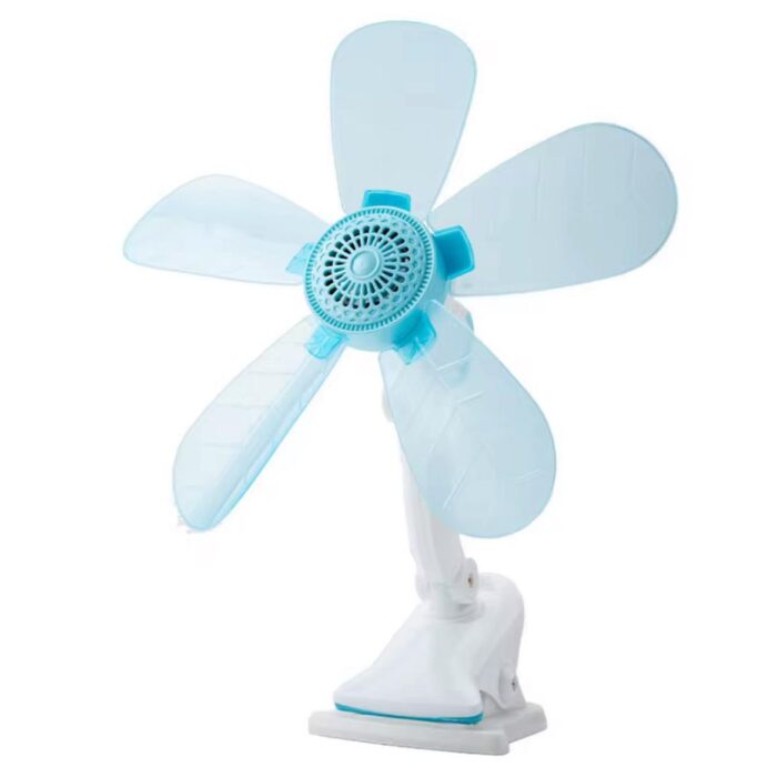 Ventilator Electric de Masa cu 5 Palete Flexibile, Design Silentios